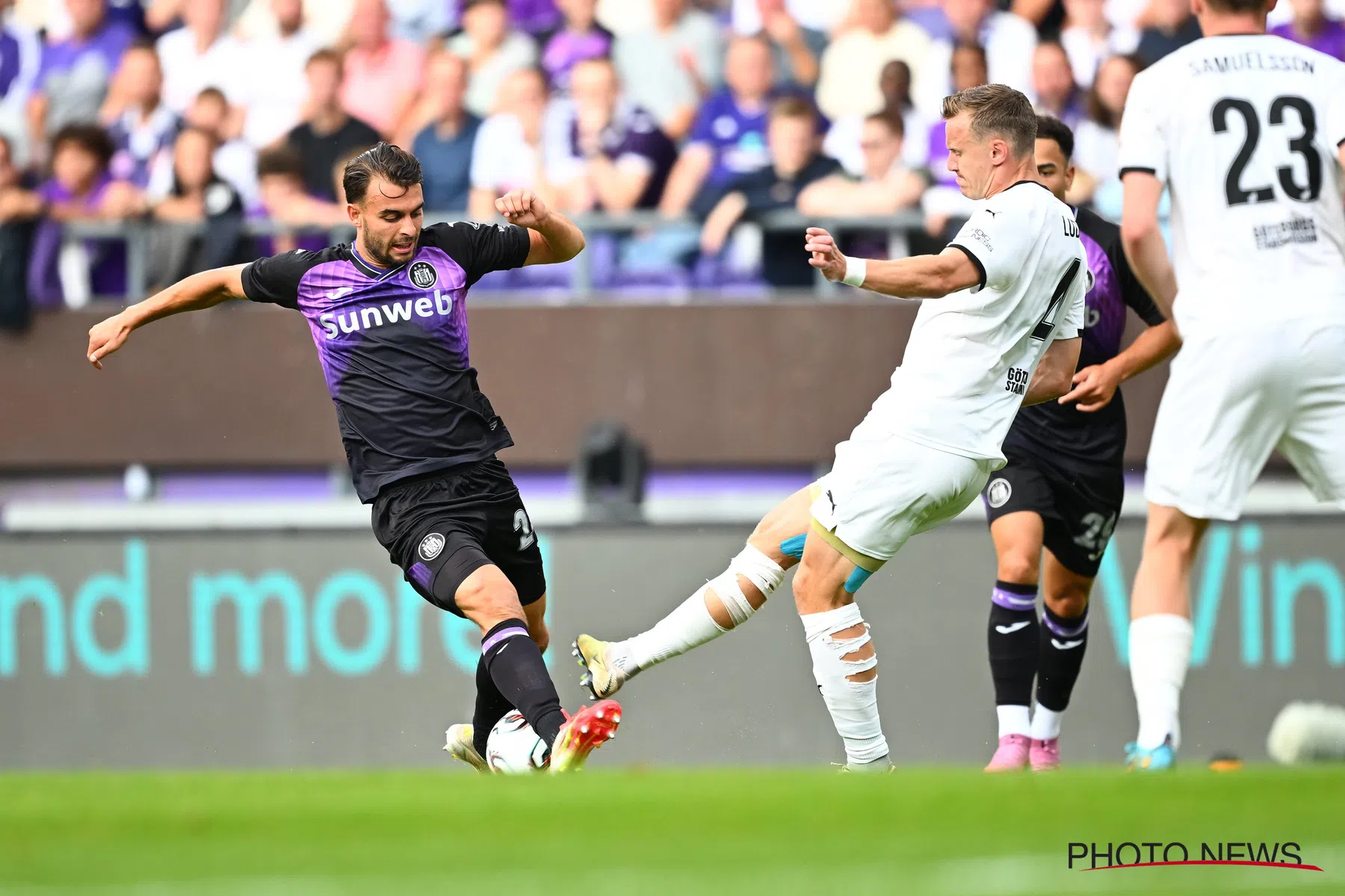 Enric Llansana speelde met gebroken neus tegen Union Saint-Gilloise
