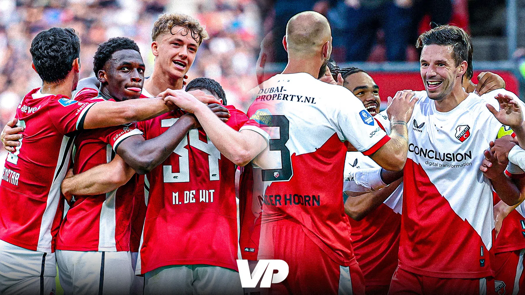 Dit zijn de mogelijke tegenstanders van FC Utrecht en AZ