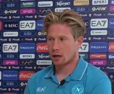 De Bruyne licht optie voor Napoli toe: "Had niet verwacht naar Italië te gaan"