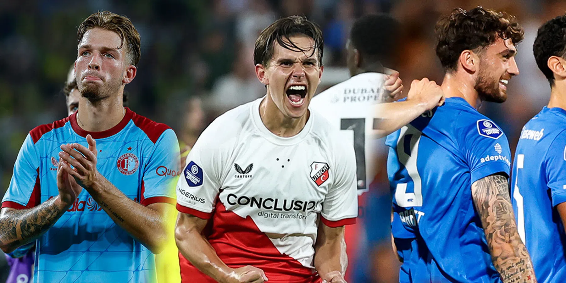 Coëfficiënten: Feyenoord-tik en Utrecht-opsteker Nederland
