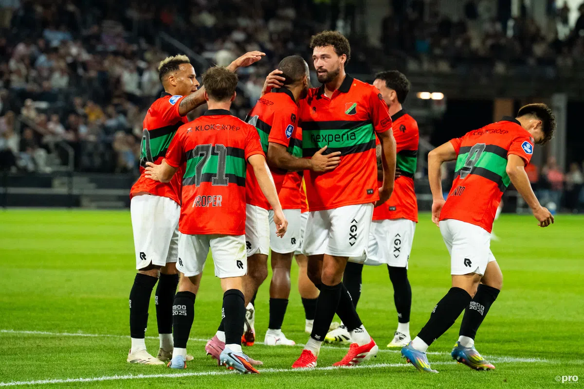 NEC komt achterstand te boven na rode kaart Heracles en boekt ruime zege