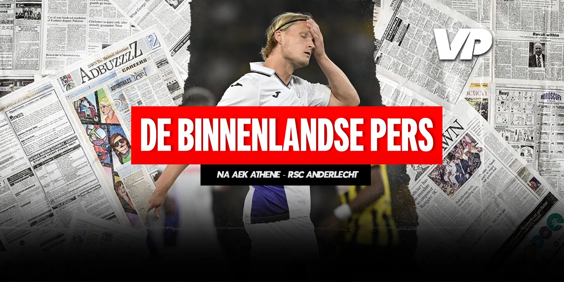 Belgische pers spaart RSC Anderlecht niet na verlies tegen AEK Athene