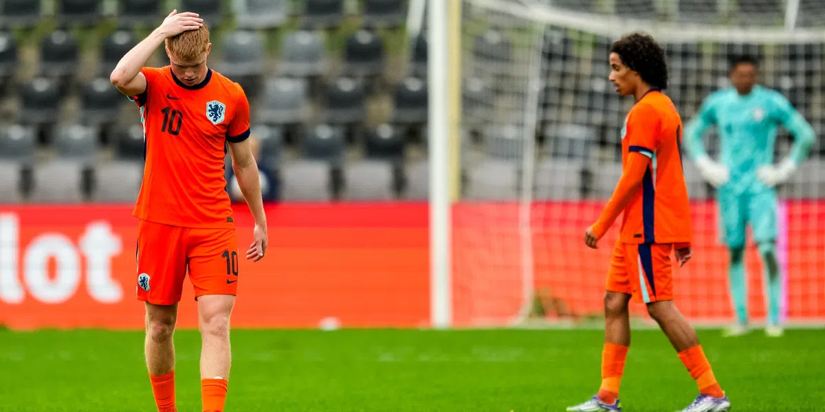 Jong Oranje stelt teleur, verspeelt zege en begint matig aan EK-kwalificatie