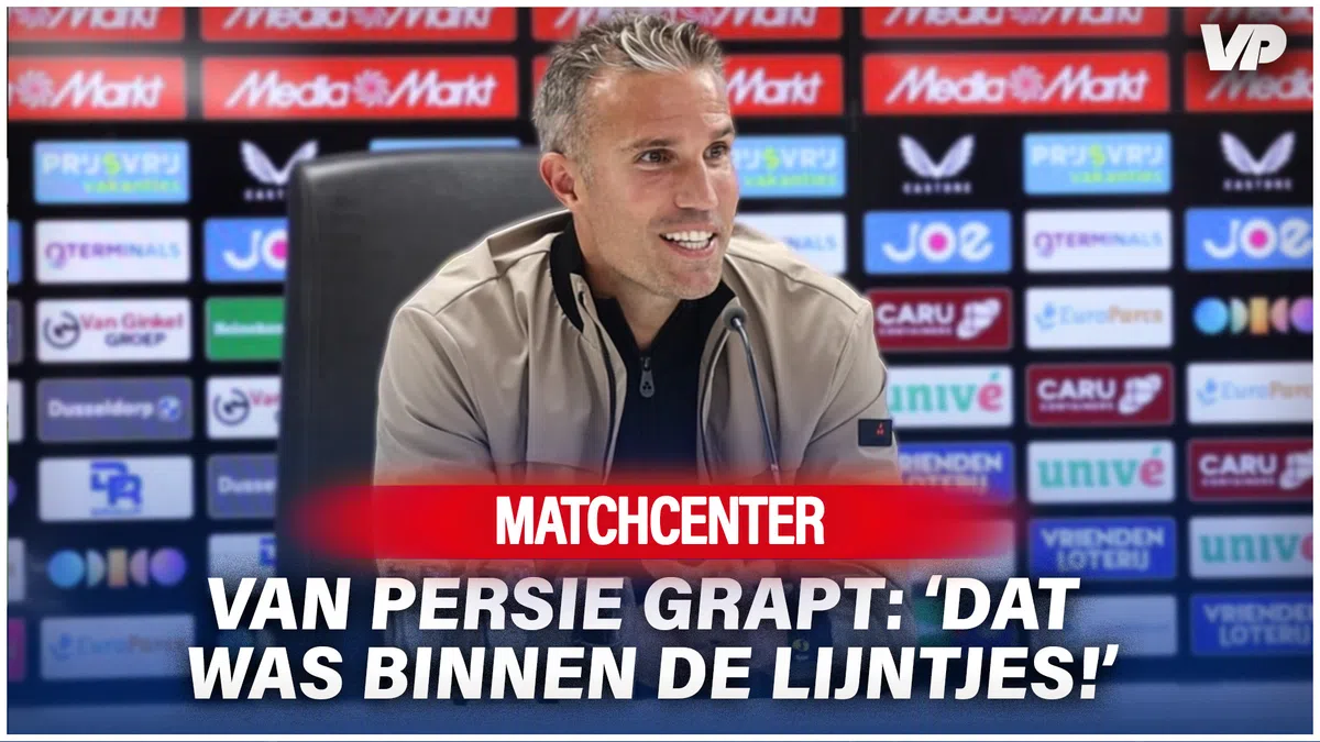 Van Persie grapt na zwaarbevochten zege Feyenoord: 'Dat was binnen de lijntjes!'