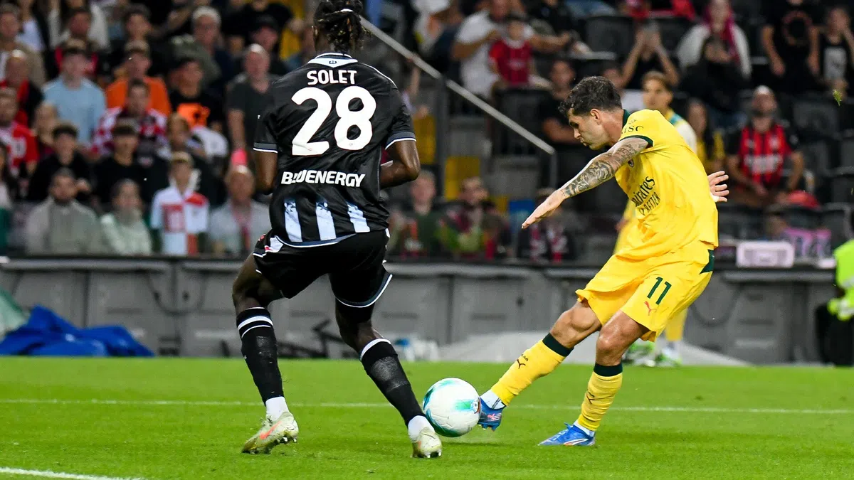 AC Milan verslaat verrasende hoogvlieger Udinese dankzij twee goals Pulisic