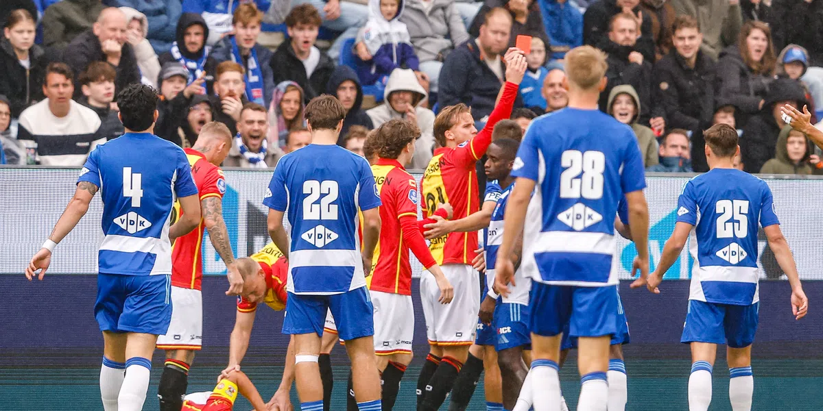 Go Ahead wint van PEC in IJsselderby dankzij Smit en rode kaart na 85 (!) seconden