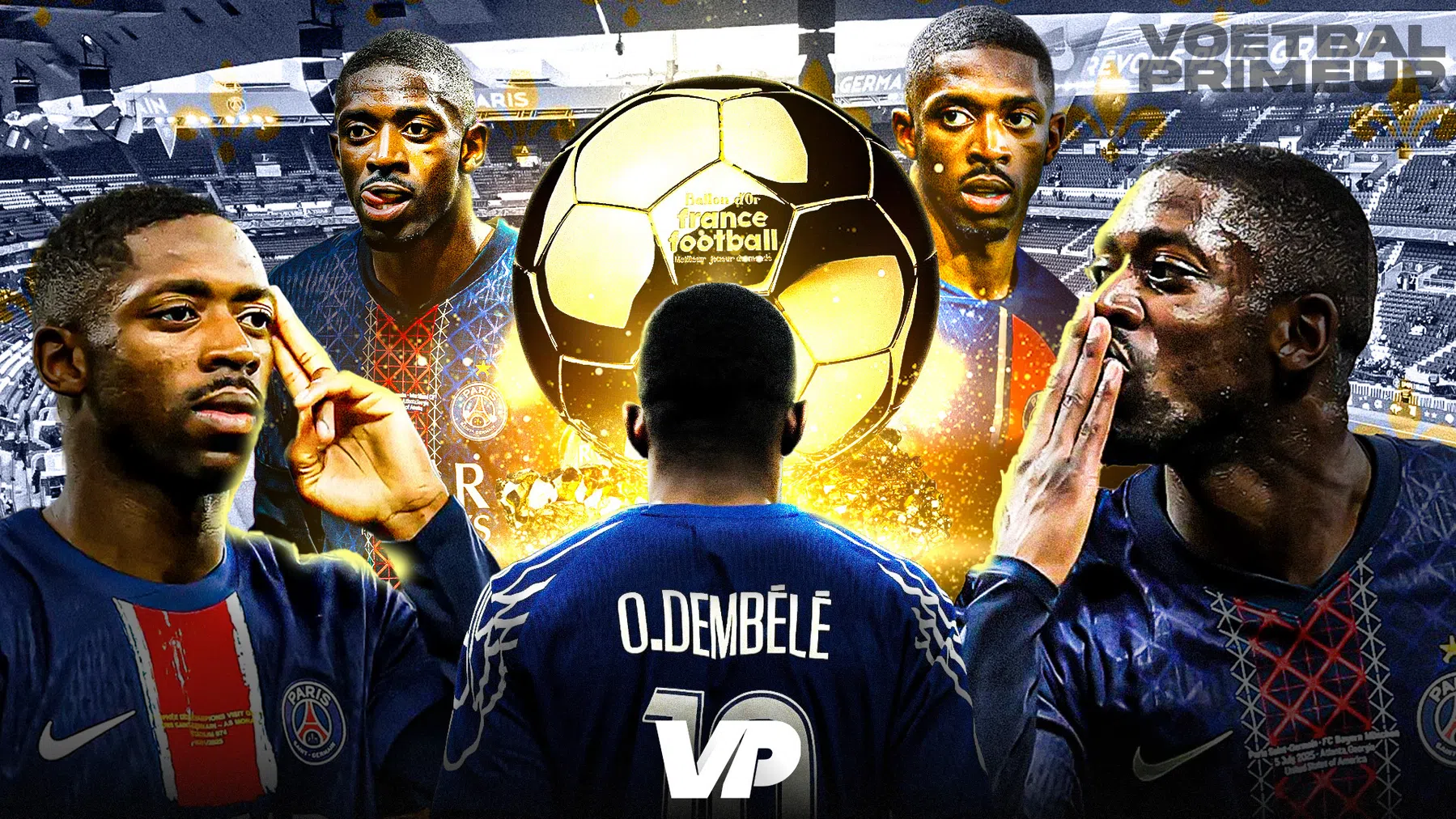 Ousmane Dembélé won Ballon d'Or dit jaar overtuigend