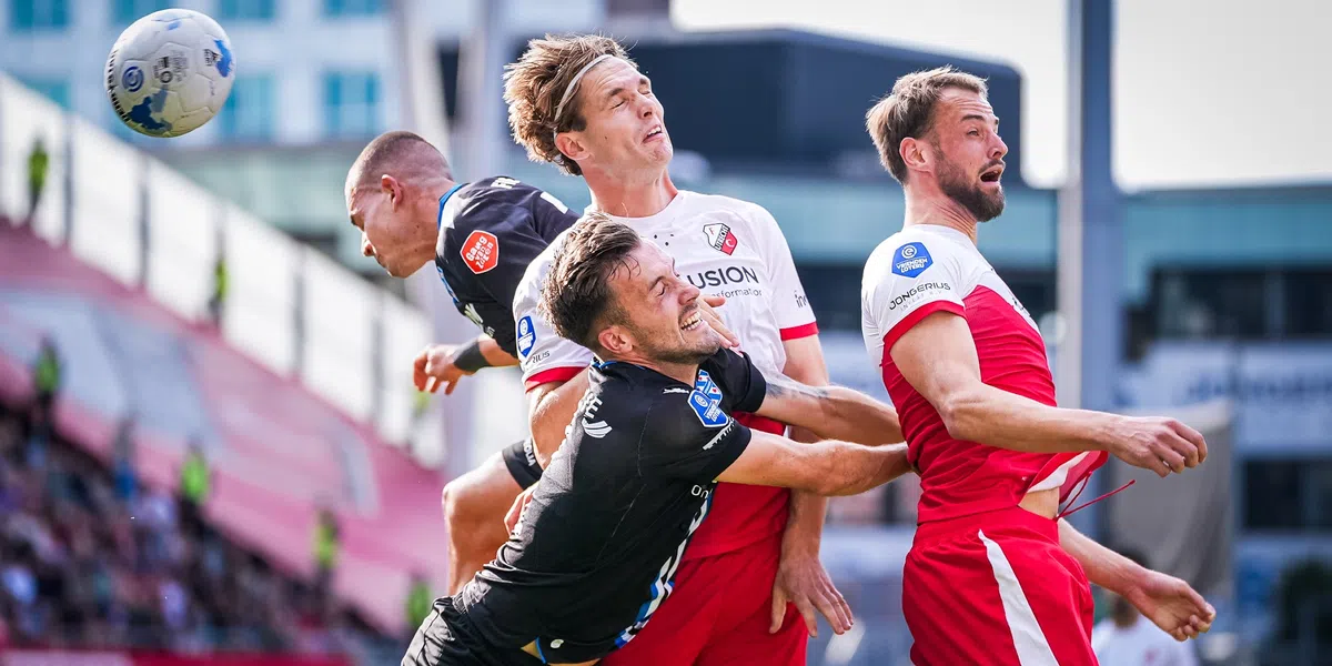 Zwak FC Utrecht pakt op het nippertje een punt tegen SC Heerenveen