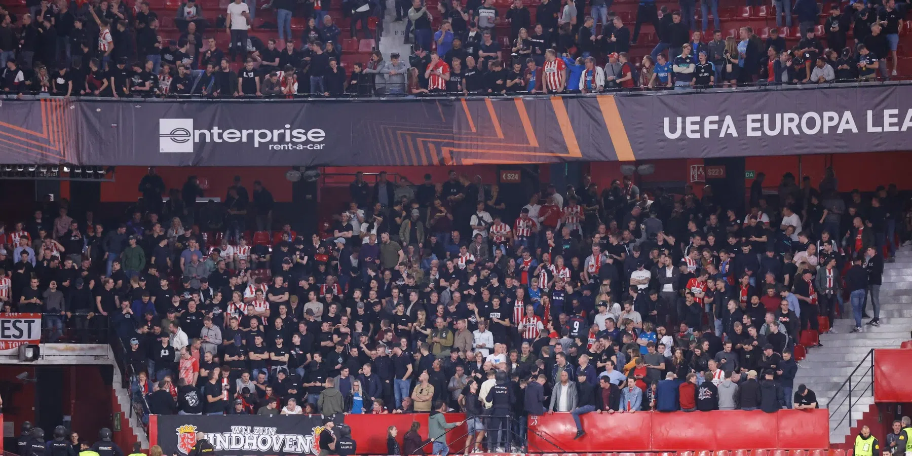 Groep PSV-fans toegang tot Leverkusen ontzegd