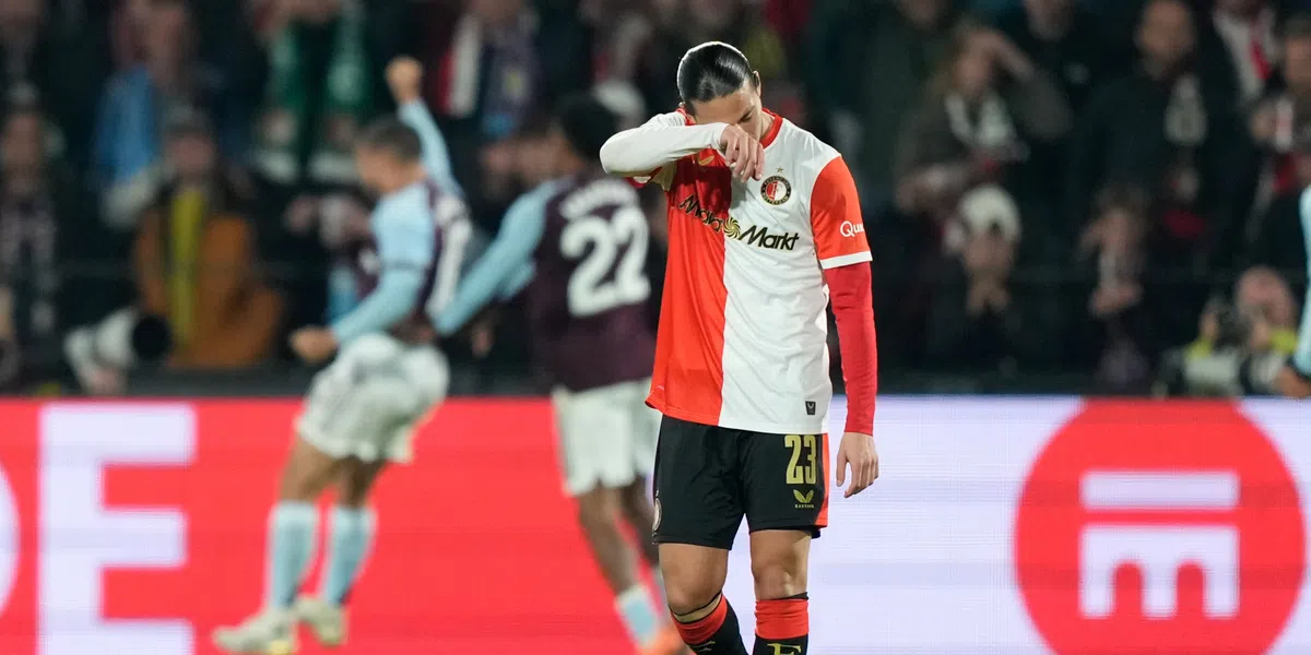 Feyenoord blijft ondanks sterk uur met lege handen achter: Villa wint in De Kuip
