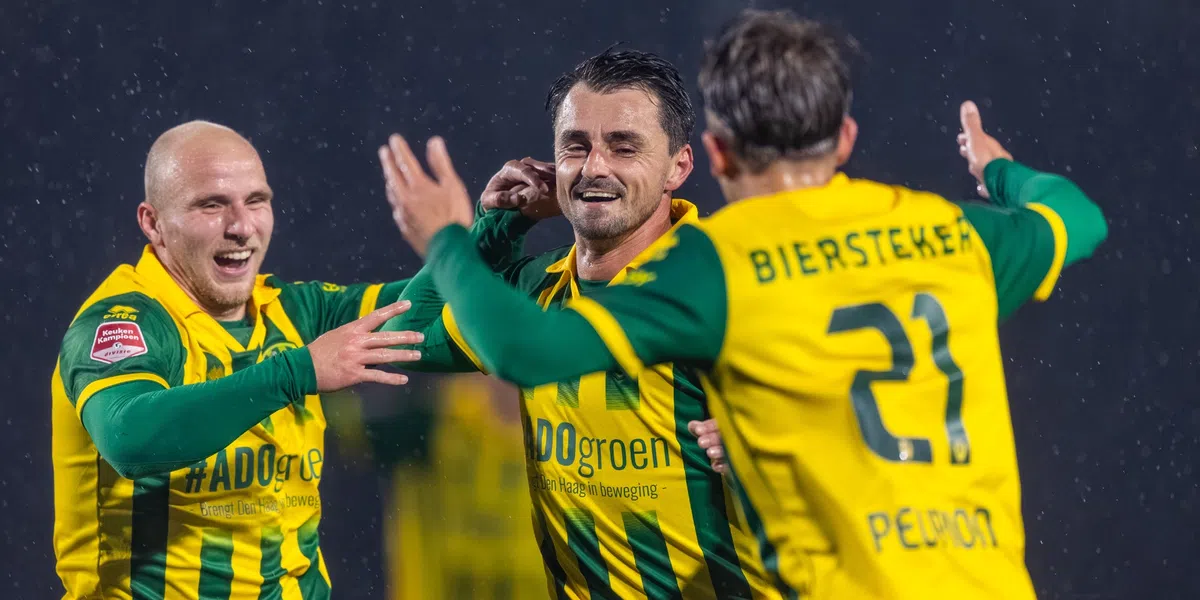 ADO pakt eerste periodetitel na makkelijke overwinning, Vitesse vervolgt zegereeks