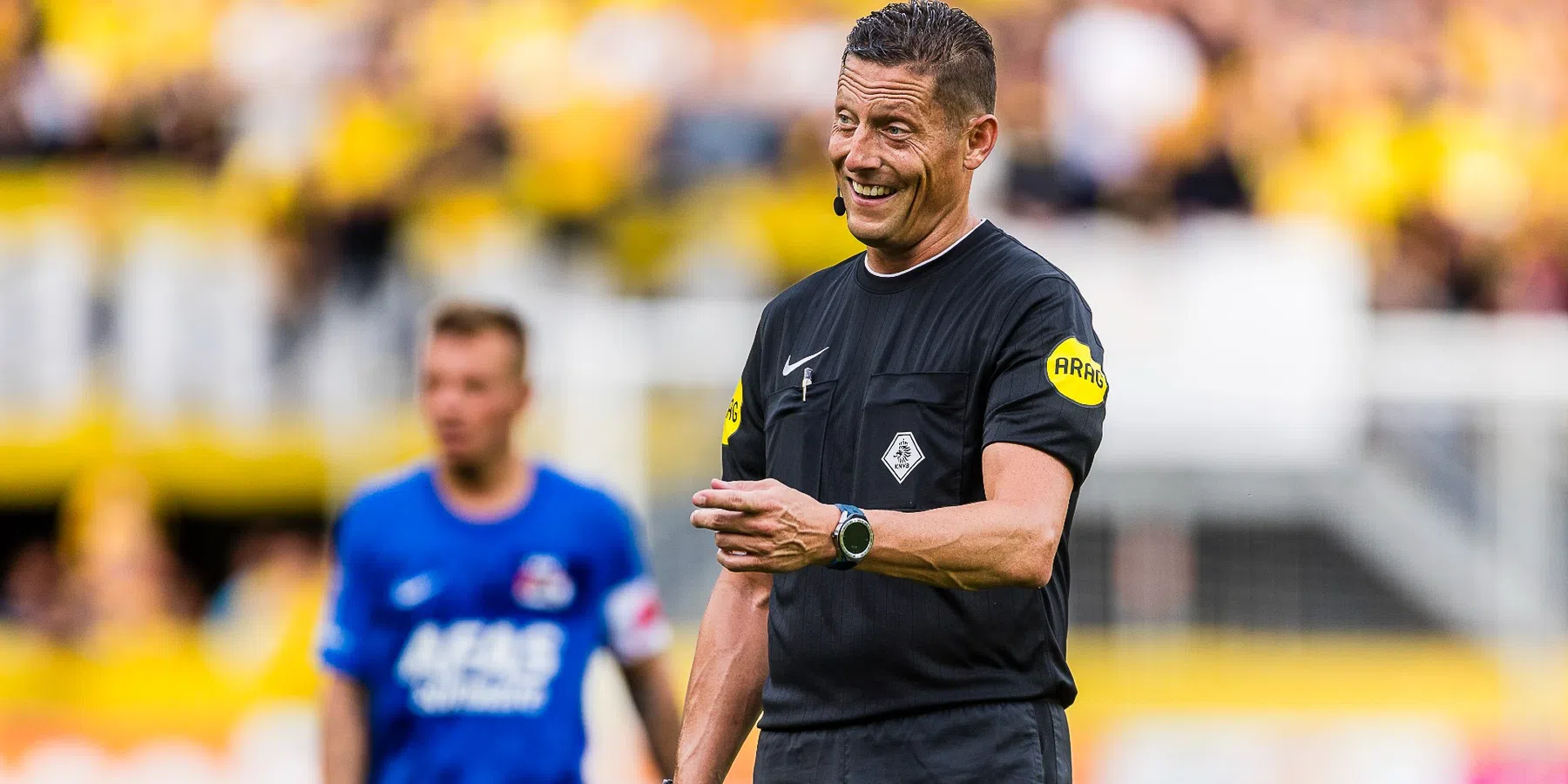 Manschot voor eerst met ref cam tijdens Feyenoord - Utrecht