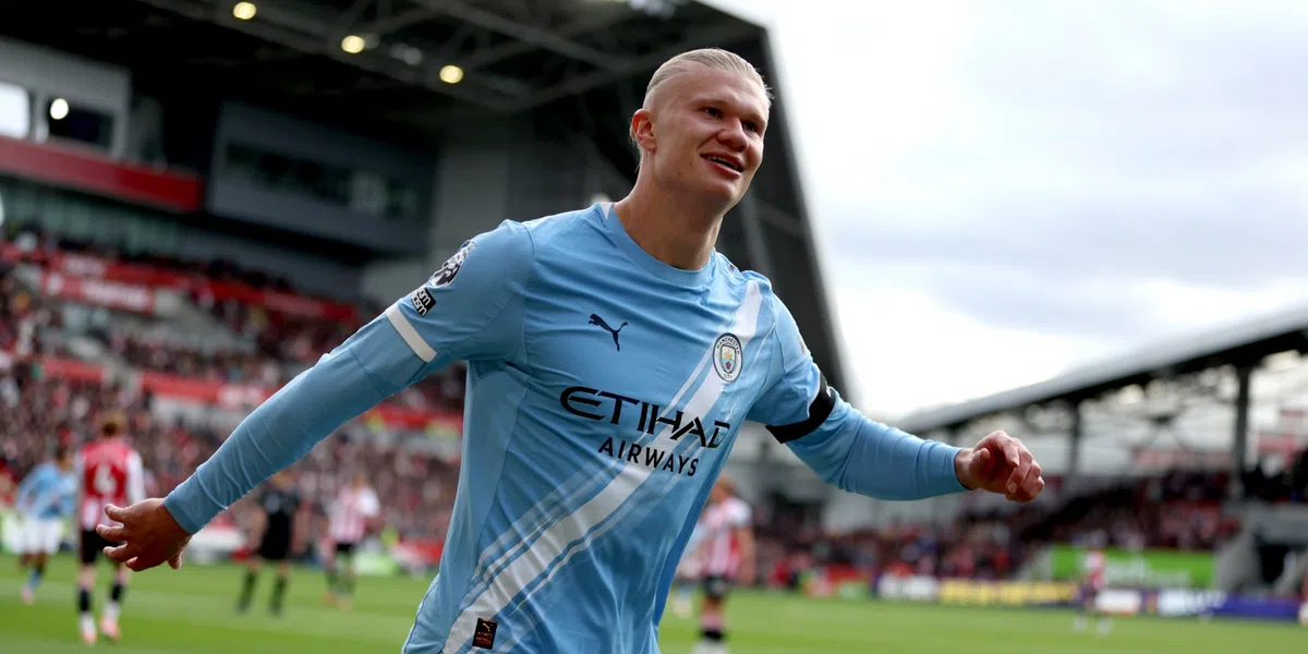 Manchester City kent sterke start, maar wint met moeite van Brentford