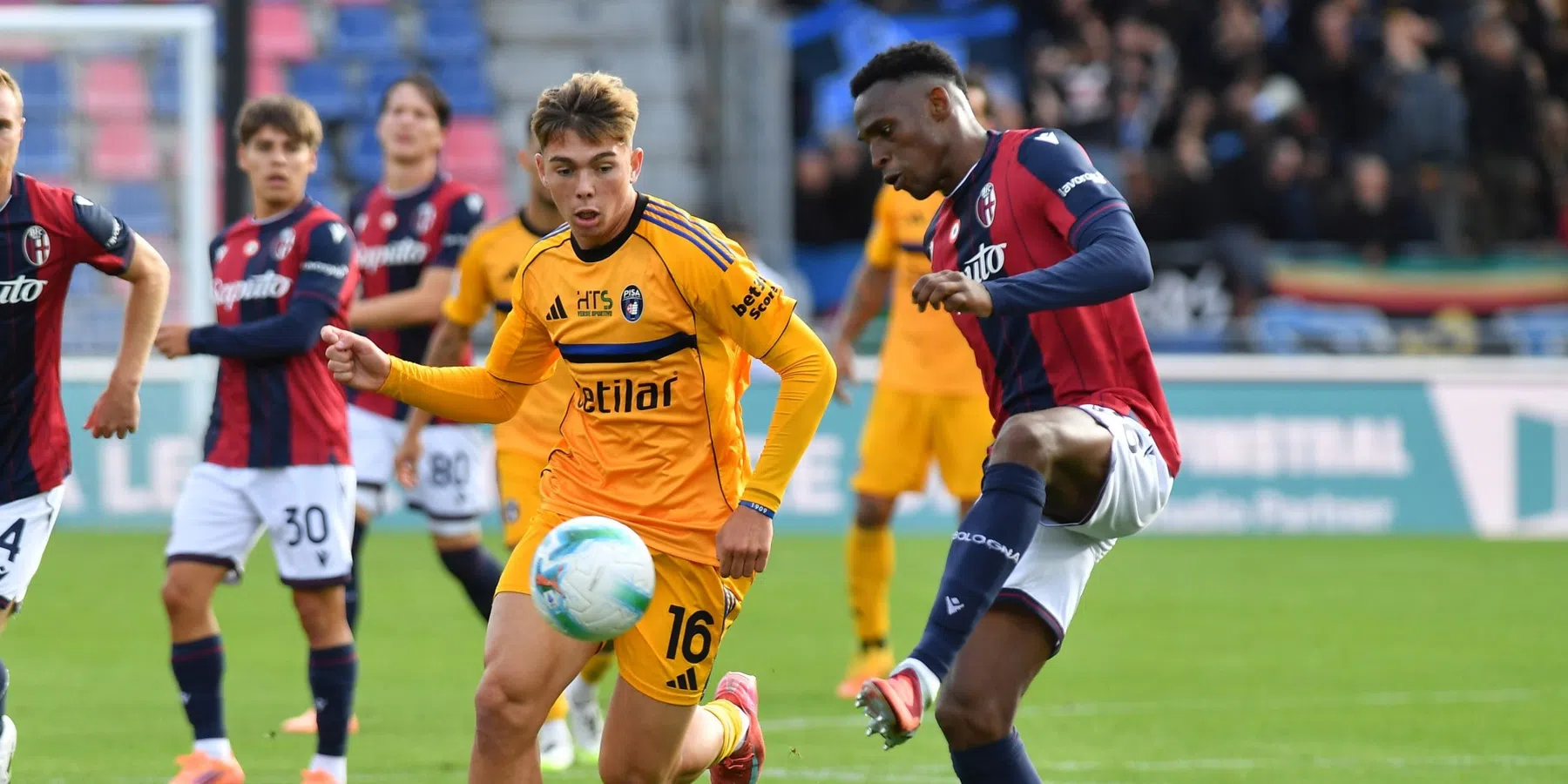 Louis Buffon debuteert voor Pisa