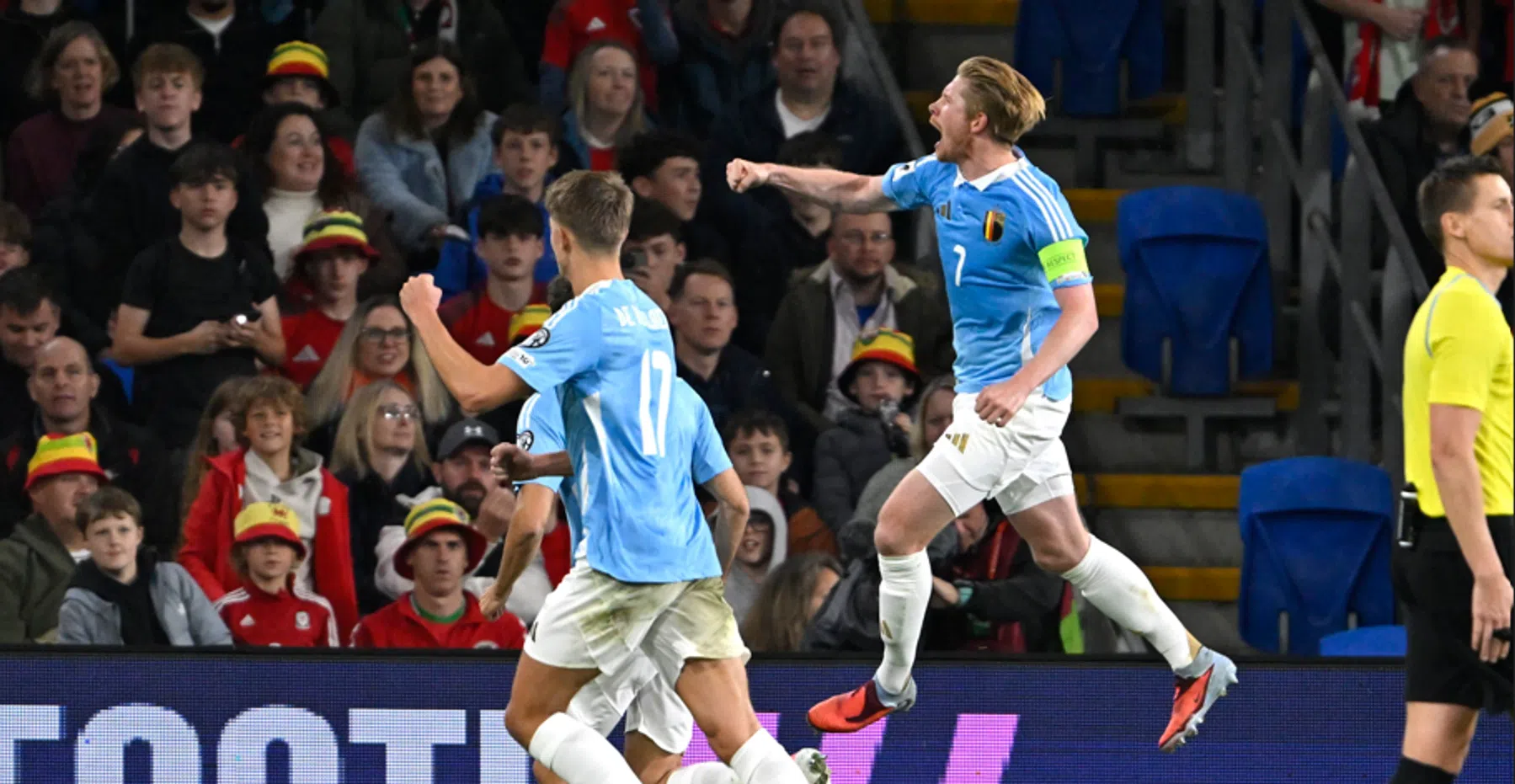 Wedstrijdverslag: Wales - België 2-4, De Bruyne benut twee strafschoppen