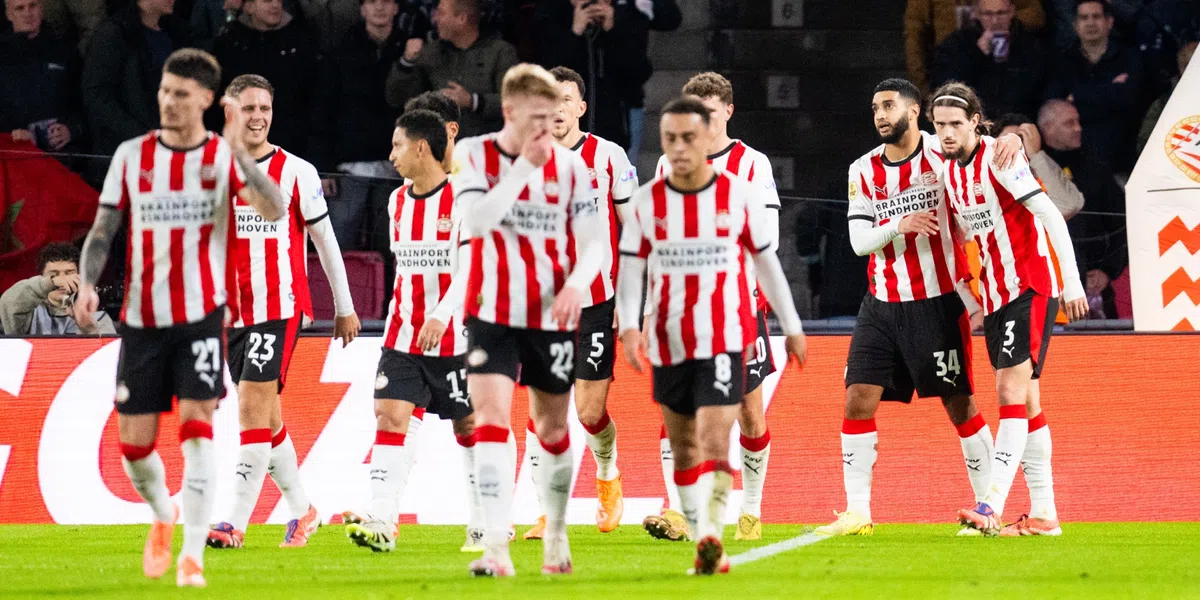PSV mede dankzij volgende Saibari-show in doelpuntrijk duel langs Fortuna