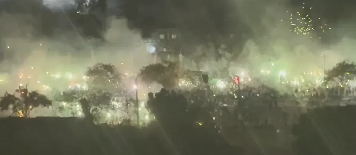 Spectaculaire beelden uit São Paulo na historische comeback van Palmeiras