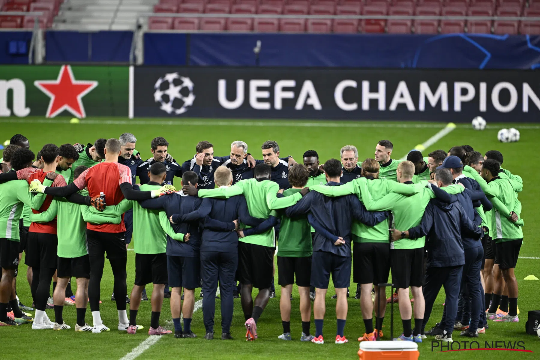 Vermoedelijke XI Union SG tegenover Atlético Madrid