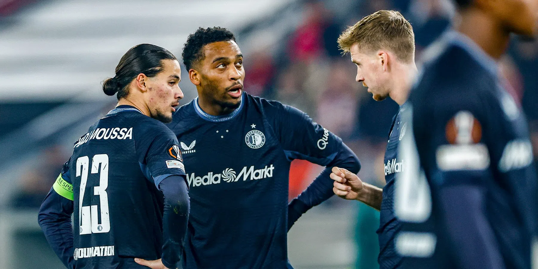 Feyenoord gaat ten onder in Duitsland