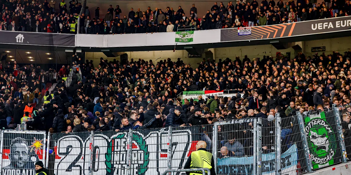 'Onrust in Stuttgart: Feyenoord-fans aangehouden rondom Europa League-duel'
