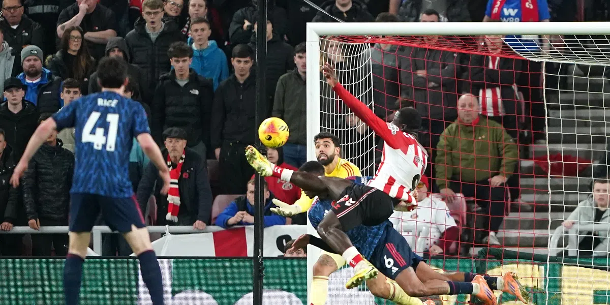 Heldenrol voor Brobbey: Sunderland-spits remt Arsenal-trein af en redt een punt