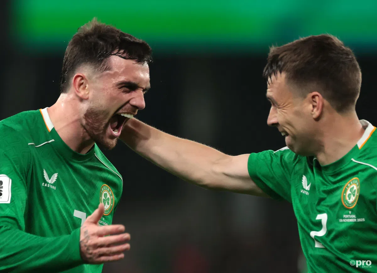 Ierland stunt dankzij Parrott tegen Portugal, Frankrijk zeker van WK