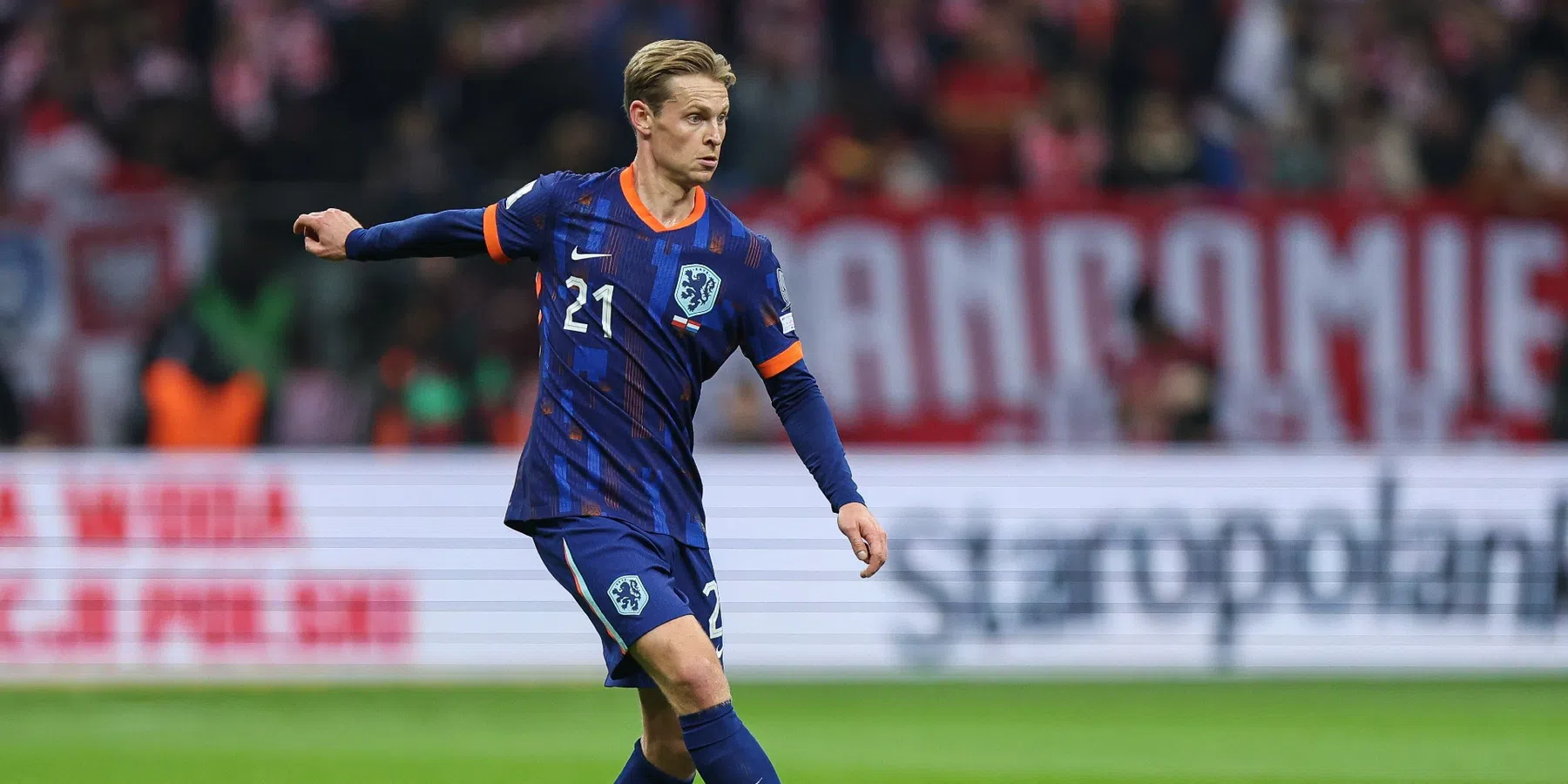 Frenkie de Jong en Memphis Depay over Polen-Nederland