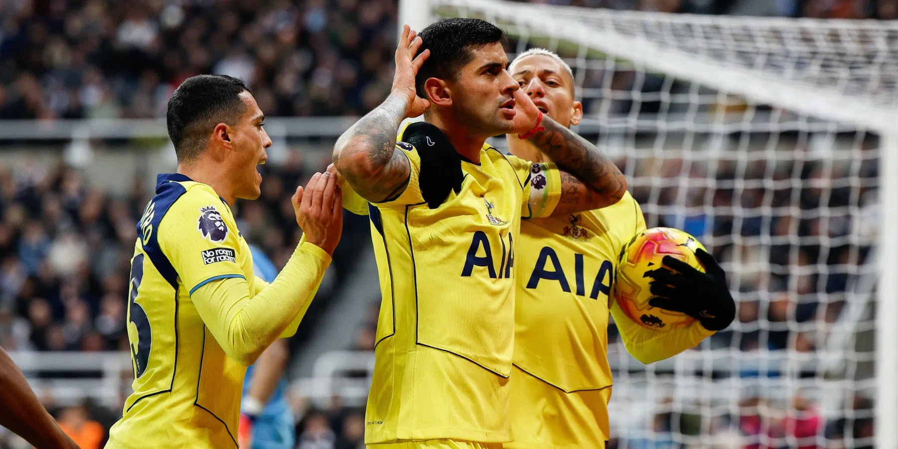 Newcastle en Tottenham delen de punten