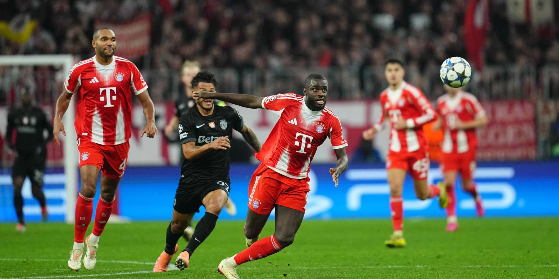 Bayern wint dankzij snelle comeback van Sporting, Olympiakos te sterk voor Kairat