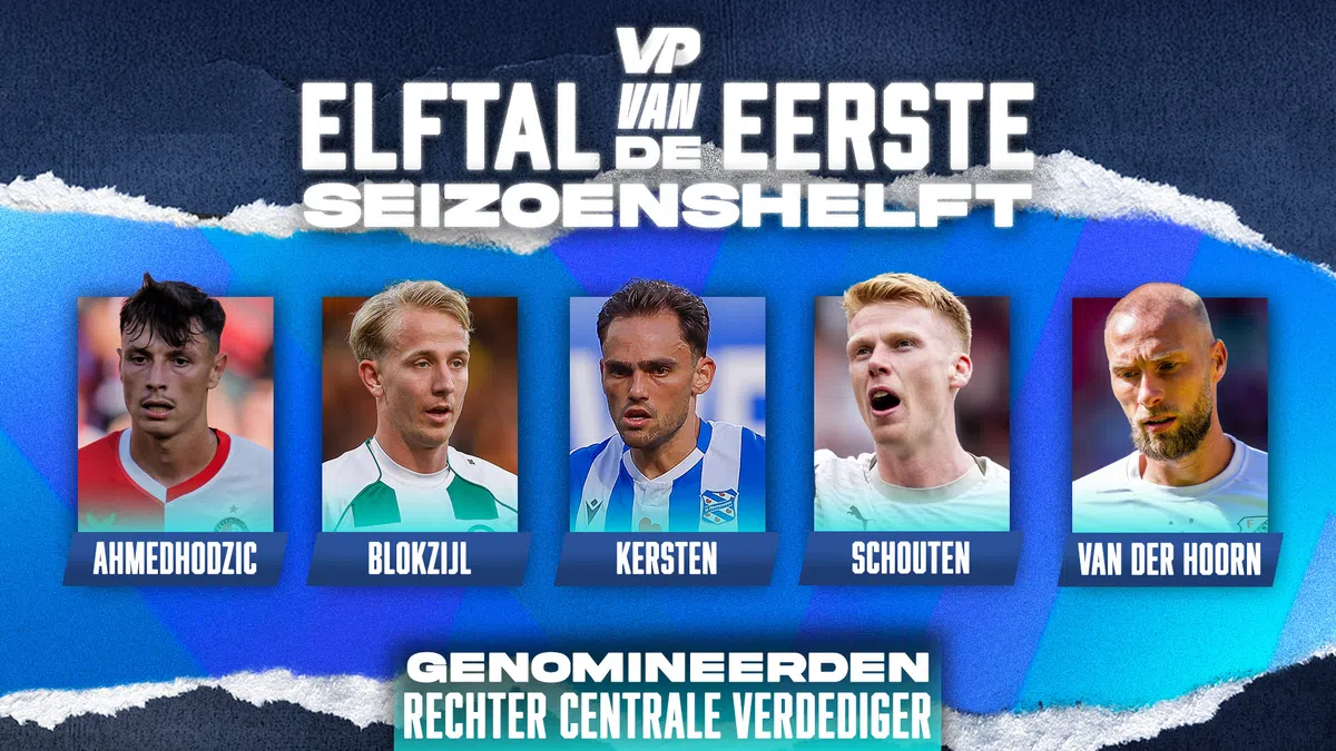 VP's Rechter Centrale Verdediger van de Eerste Seizoenshelft: parels en veteranen