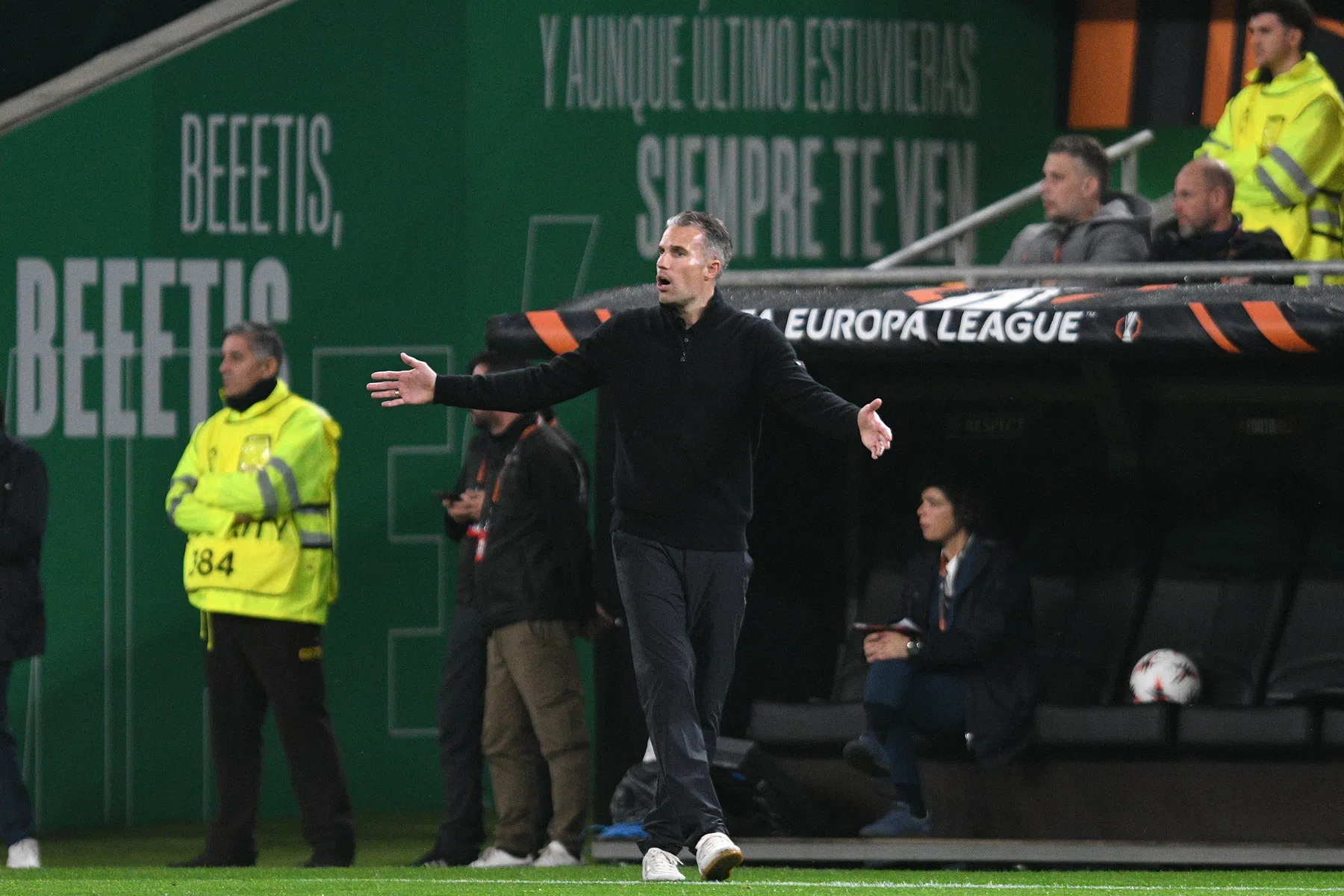 Robin van Persie na uitschakeling Feyenoord tegen Real Betis