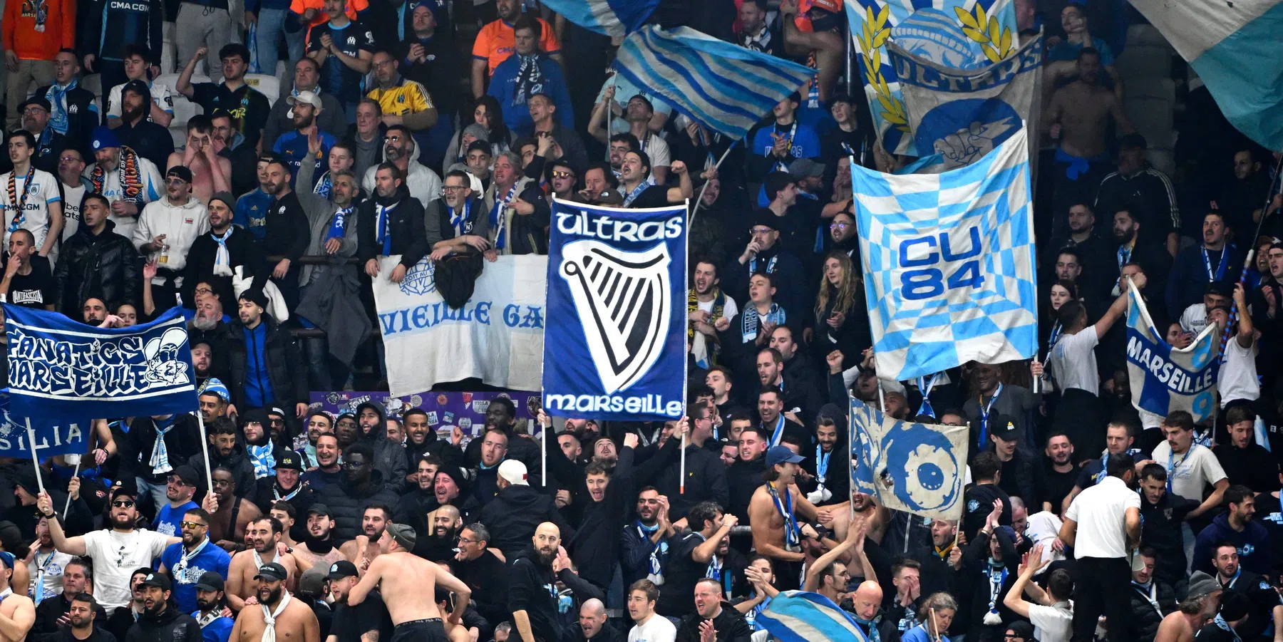 Ondanks uitschakeling hielden Marseille-fans het rustig in Brugge