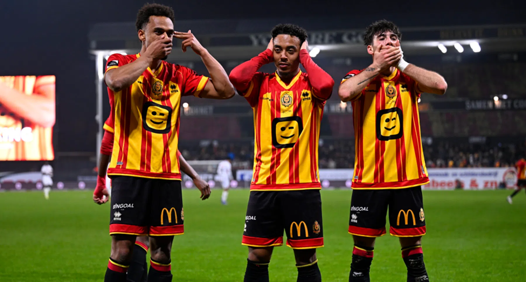 KV Mechelen deelt Antwerp een tik uit in de strijd om Play-Off 1