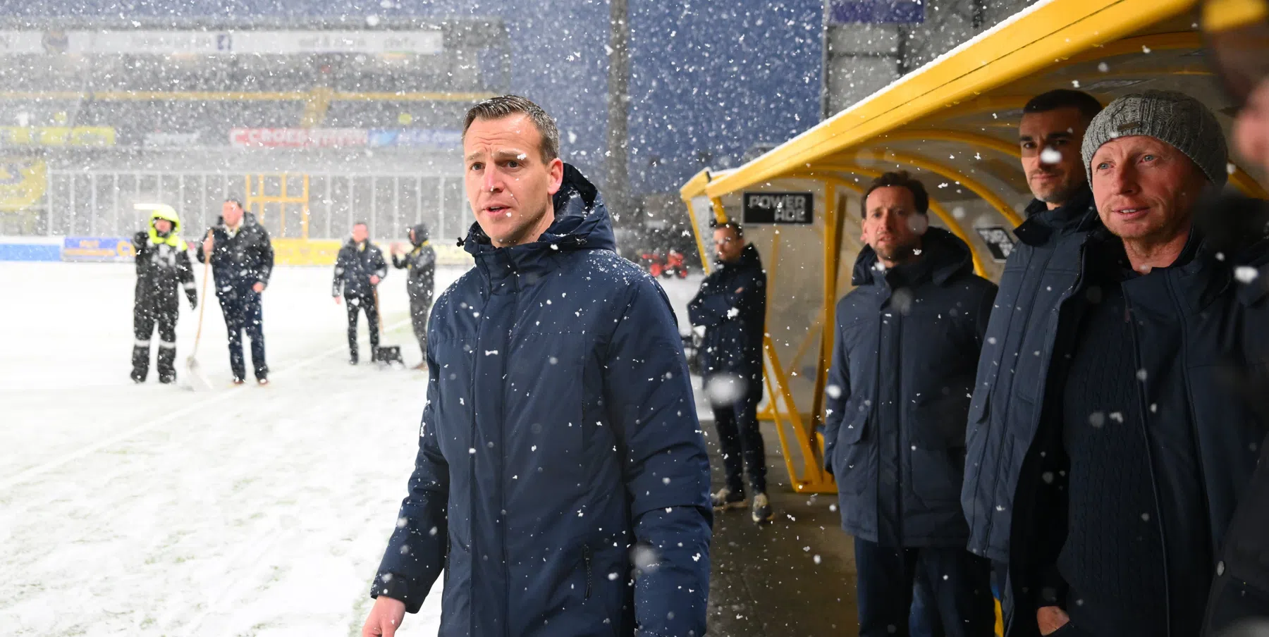 Sneeuwtapijt zorgt voor onvrede bij Vrancken én Vandenbroeck