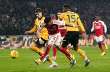 Thumbnail for article: Arsenal blameert zich bij hekkensluiter Wolves, Trossard valt uit met blessure