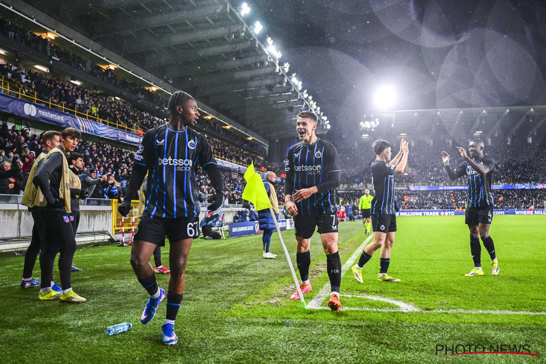 Club Brugge gelijk tegen Atlético Madrid