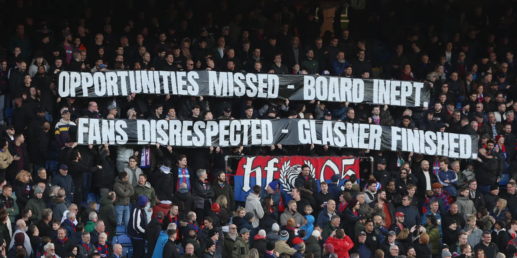 Palace-fans in opstand tegen manager Glasner