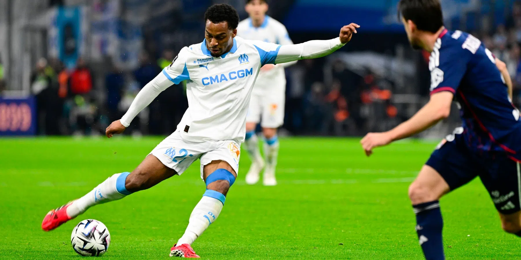 Marseille (zonder Vermeeren) verslaat concurrent Lyon in extremis