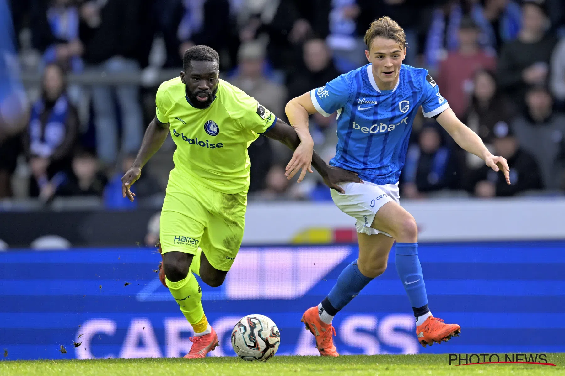 Wilfried Kanga gefrustreerd na Genk - Gent 