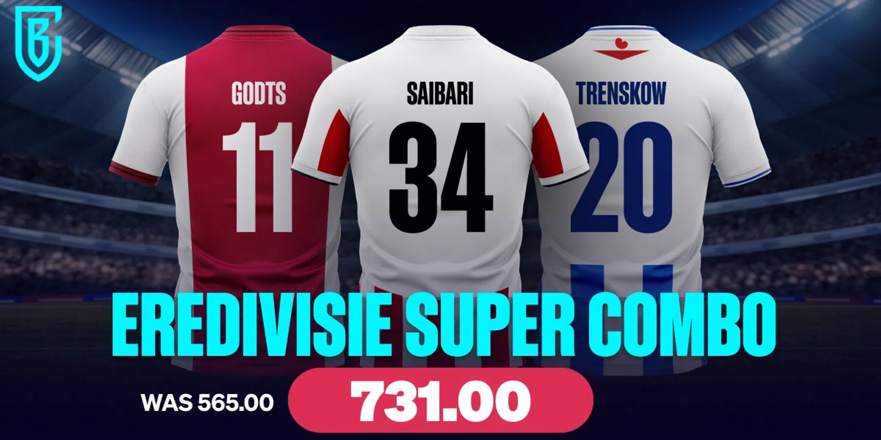 Supercombo levert zaterdag torenhoge quotering van 731x op: bekijk het menu!