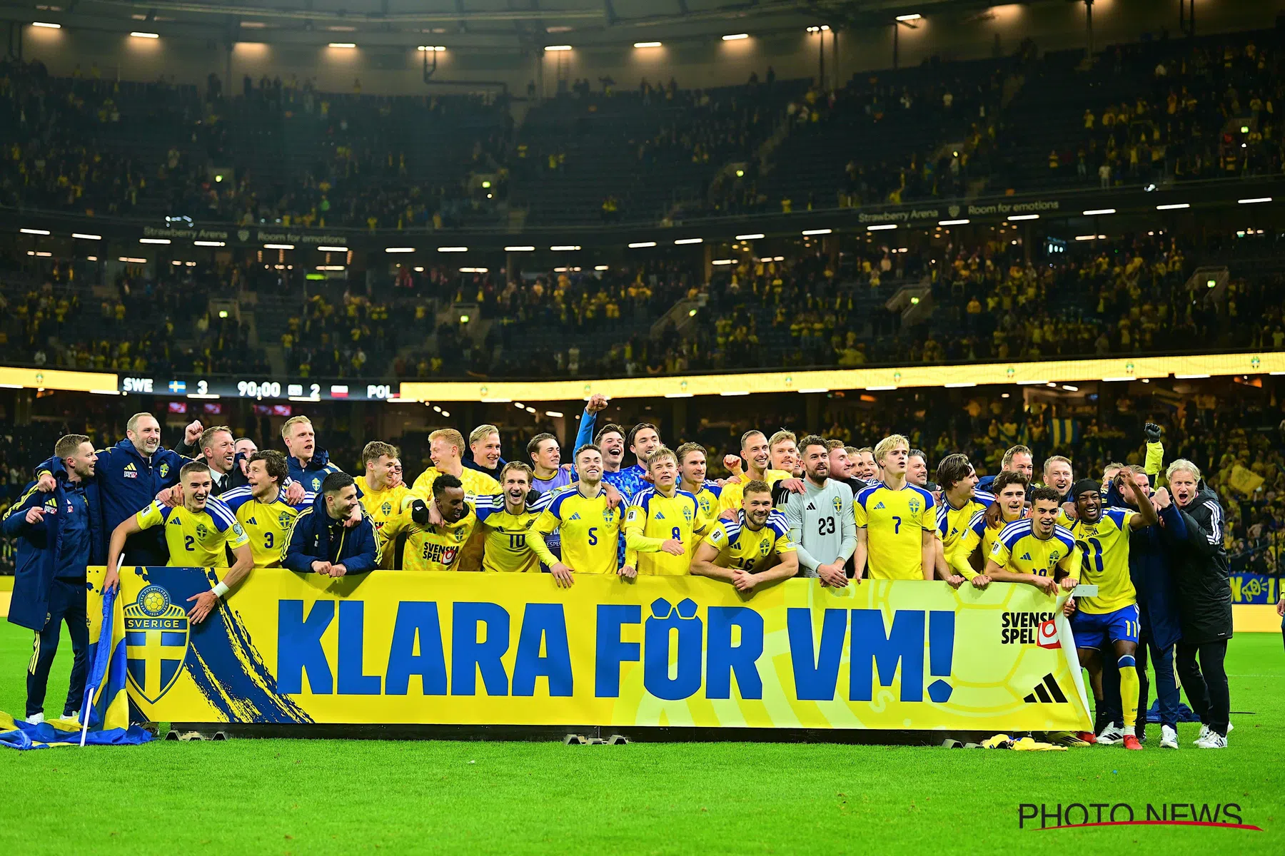 Zweden kwalificeert zich voor WK 2026 ondanks zwakke kwalificatiereeks