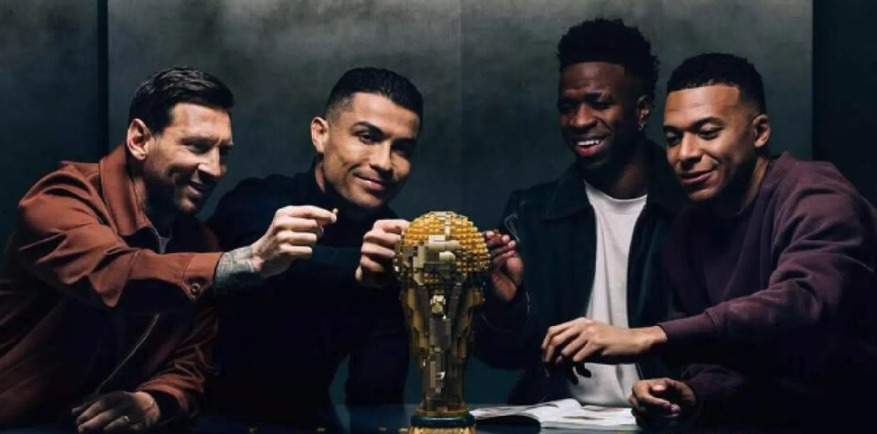 LEGO brengt reclame uit met Messi, Ronaldo, Vinicius Junior en Mbappé