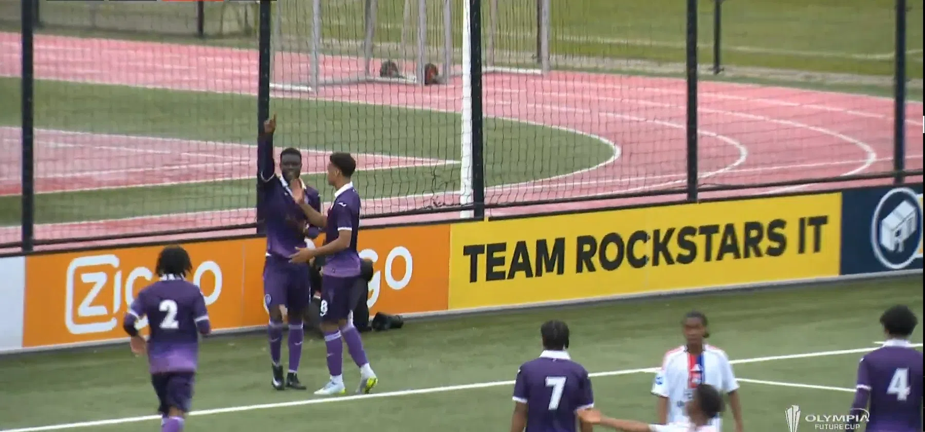 RSC Anderlecht U17 wint makkelijk van Lyon op Future Cup