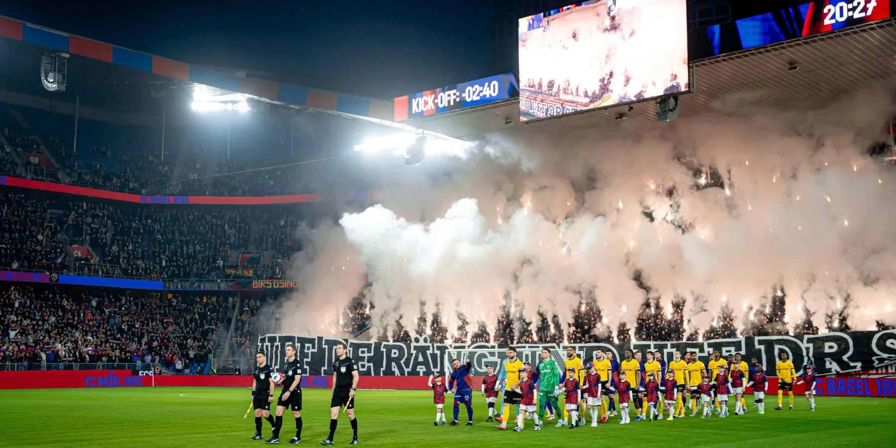 Kleedkamerbrand bij FC Basel