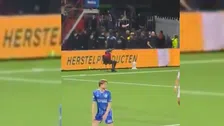 Onrust in de KKD: rookbom op het veld, fans halen verhaal, duel gestaakt