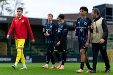 Toch domper op de grote feestvreugde: Club Brugge U19-speler pakt na laatste fluitsignaal nog rood
