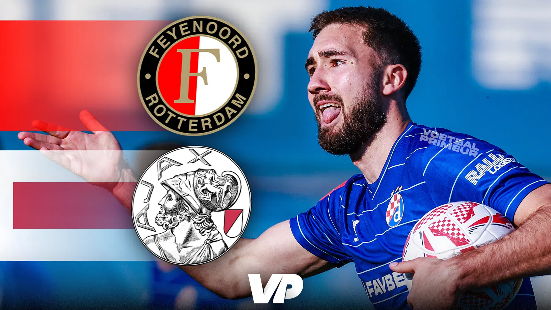Feyenoord en Ajax bekijken Dion Beljo van Dinamo Zagreb