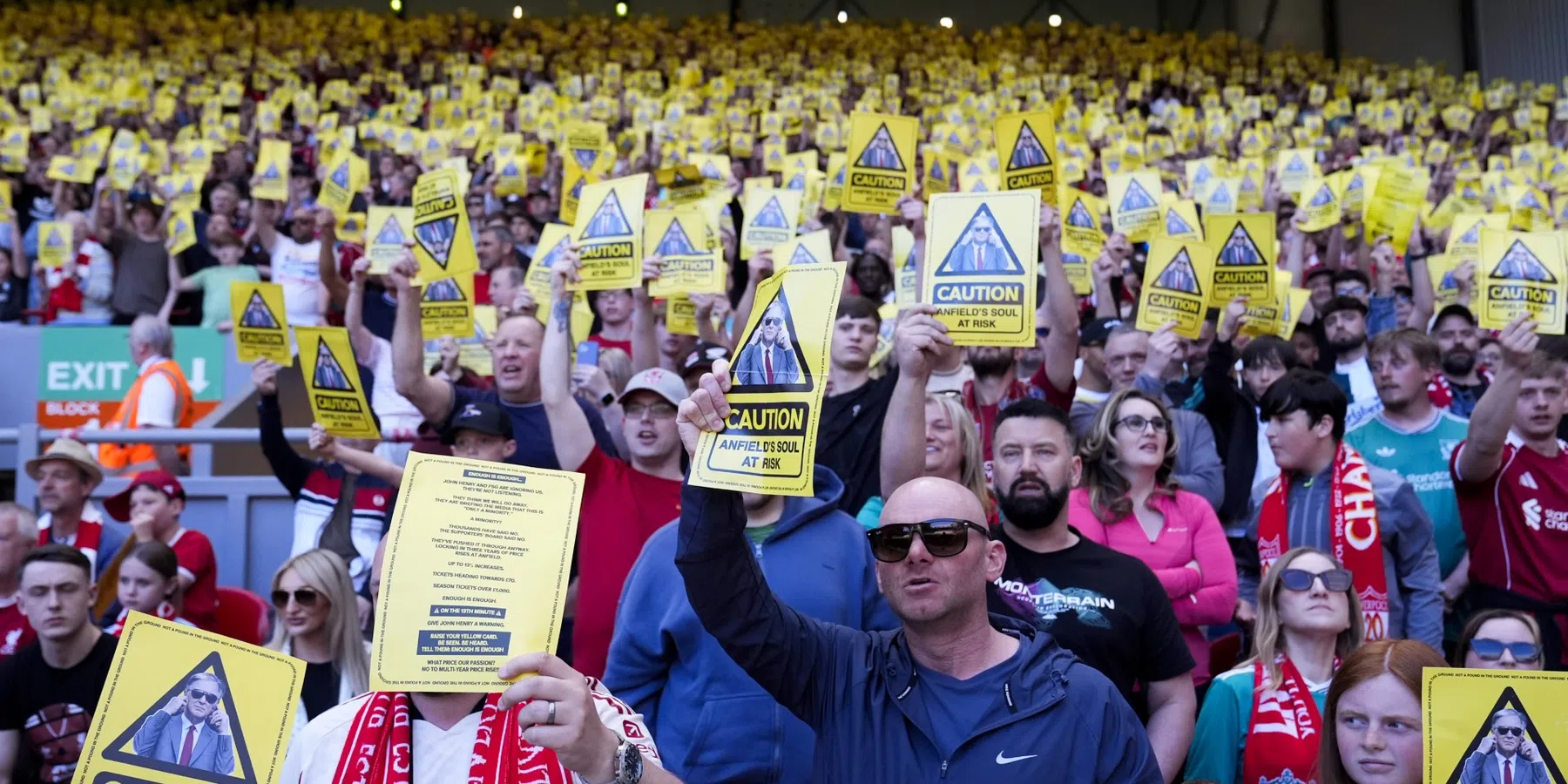 Liverpool past plan rond stijgende ticketprijzen aan na protesten fans
