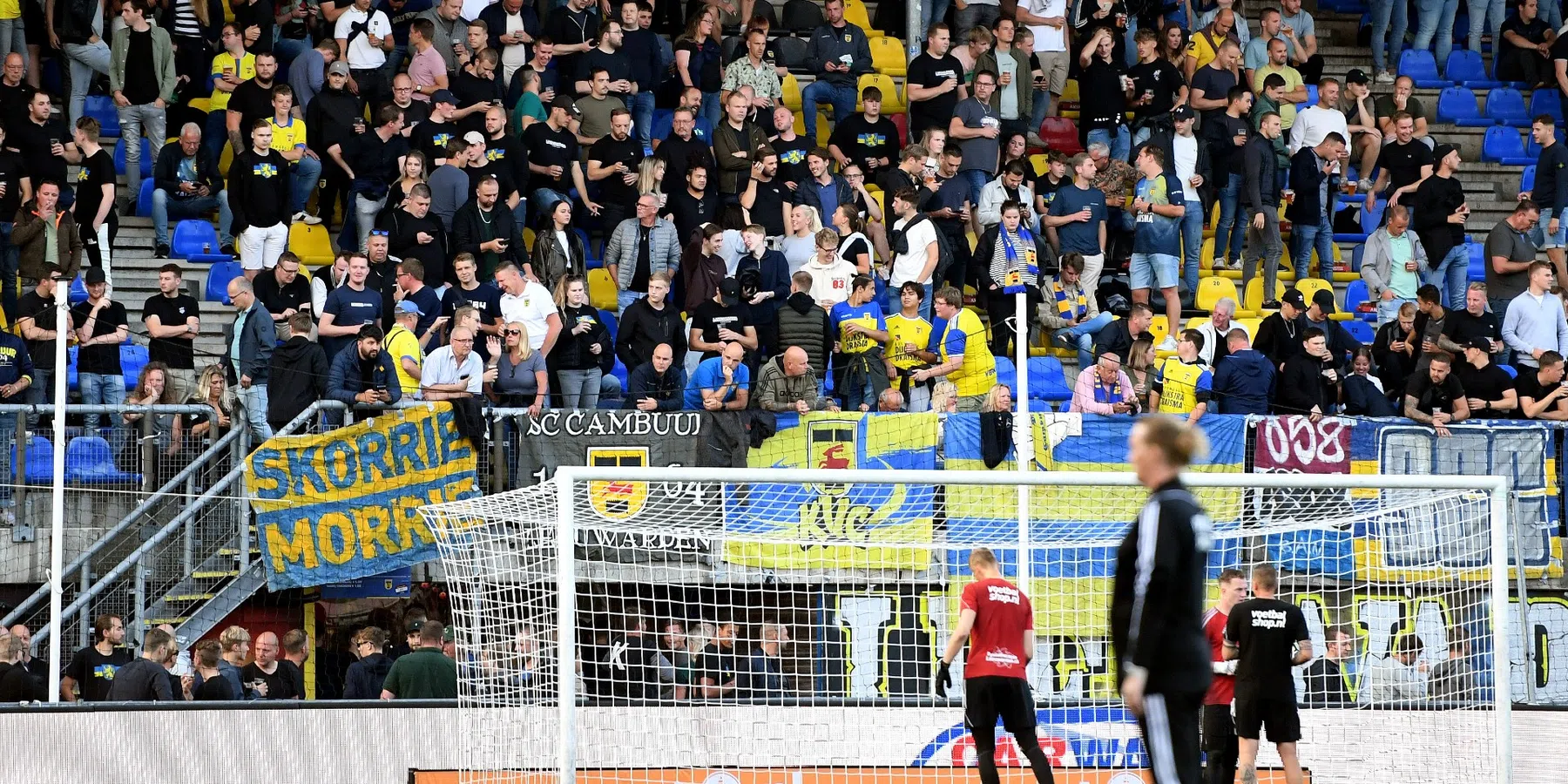 Brand gesticht in oud-Eredivisie-stadion
