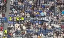Zien: Real-voorzitter Pérez laat stewards kritisch spandoek hardhandig verwijderen
